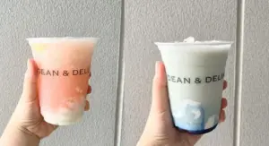 【芸術級】微細藻類スピルリナを使ったDEAN & DELUCA新作フラッペ、白桃とローズヒップ＆ココナッツクラウドの世界！